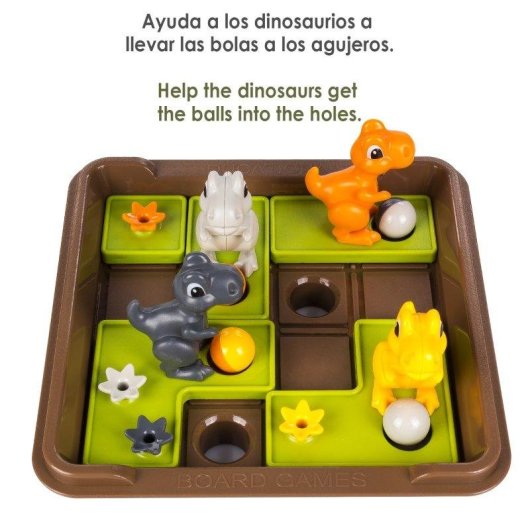 Jeu de société Dam Electronics Défi Dinosaures 60 défis 5 niveaux