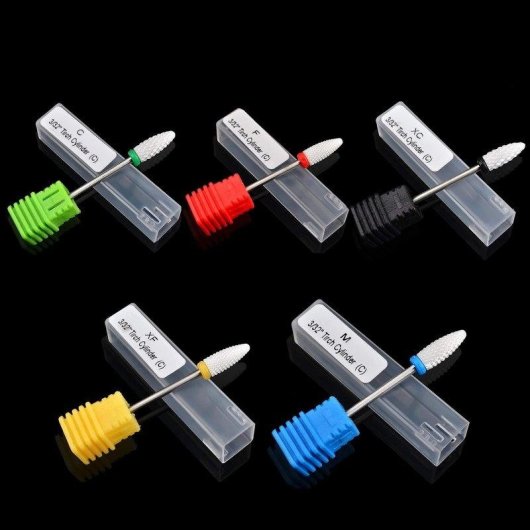 Kit keramische Nagelfraeser Manikure Dam Electronics 5 Typen