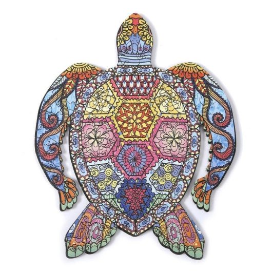 Puzzle Dam Electronics Diy Tortue Silhouette A4 Multicolore
