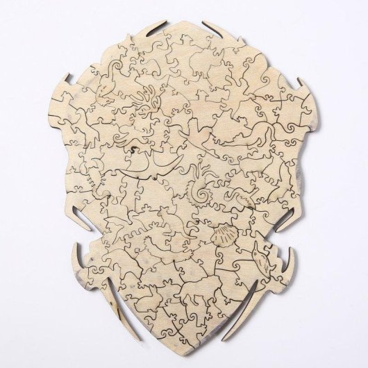 Puzzle Dam Electronics DIY Forme Silhouette Lion