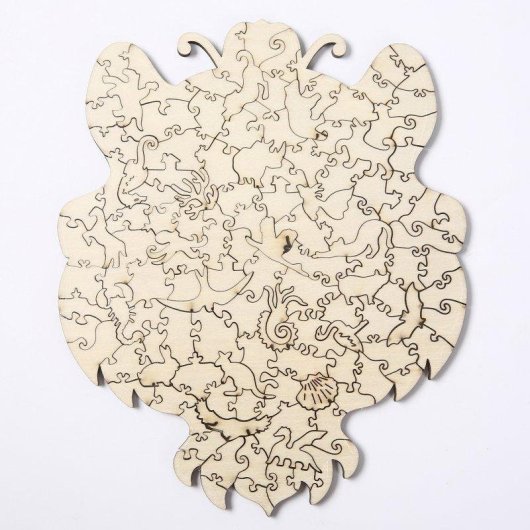 Puzzle Dam Electronics Silhouette Tigre A3