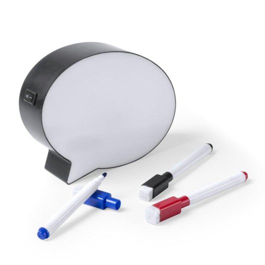 Tableau sandwich Nathan Dam Electronics LED interieur et feutres bleu noir et rouge