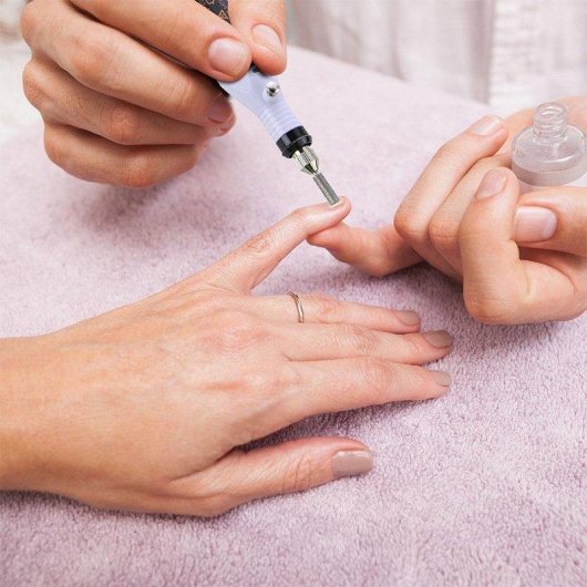 Nagelfeilen Kit Dam Electronics 6 Typen und 6 Aufsaetze