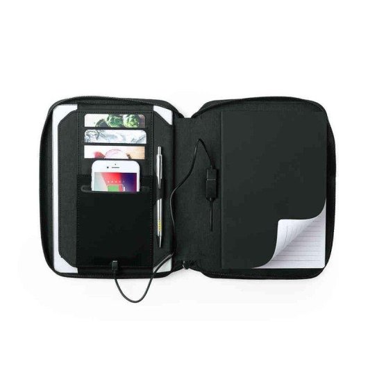 Organizador Surey Power Bank 4000 mAh Carregador Sem Fios