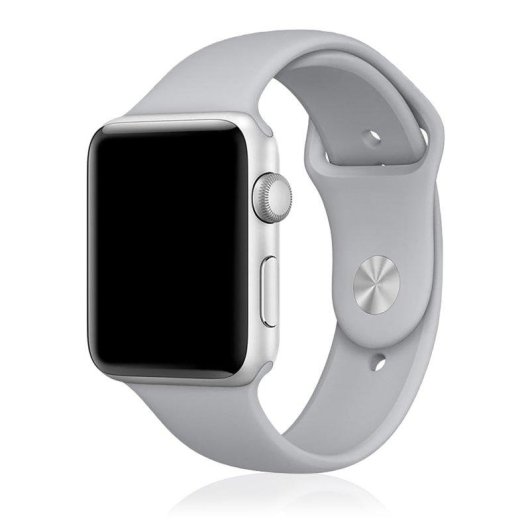 Bracelet silicone Dam Electronics Apple Watch 42/44/45/49mm Taille S/M