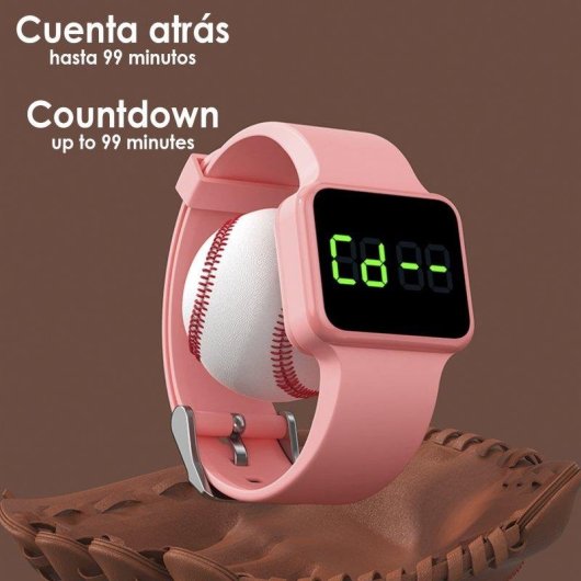 Bracelet d'activité Dam Electronics PWCT, température, 8 alarmes, compte à rebours