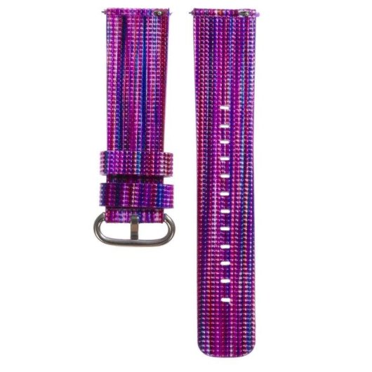 Bracelet universel cuir synthetique tisse couleur 22 mm Dam Electronics
