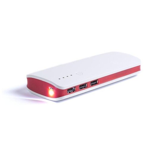 Power Bank Dam Electronics 1 Led 10000 mAh 3 USB Ausgaenge