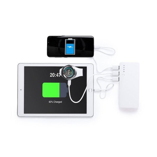Power Bank Dam Electronics 1 Led 10000 mAh 3 USB Ausgaenge
