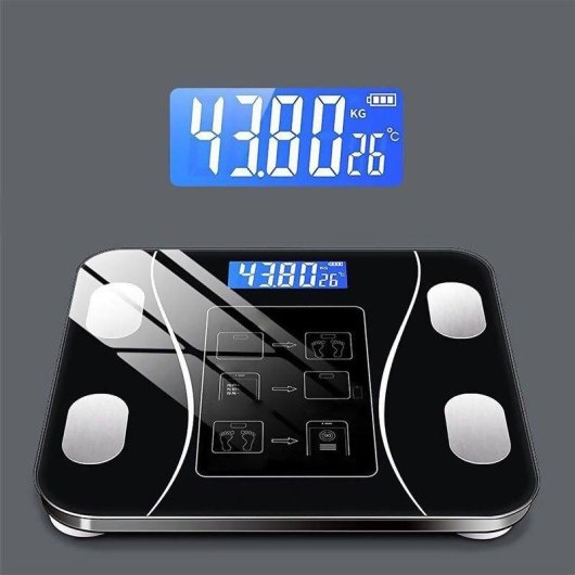 Balance connectée Dam Electronics jusqu’à 180 kg, 12 mesures, Bluetooth
