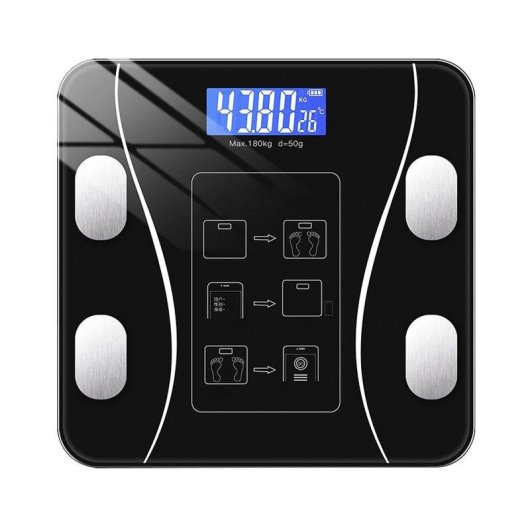 Balance connectée Dam Electronics jusqu’à 180 kg, 12 mesures, Bluetooth