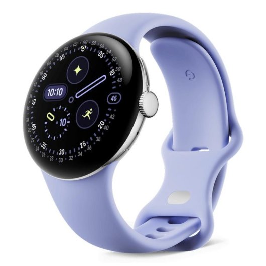 Google Pixel Watch 4 LTE GPS 41mm Plata Correa deportiva lila S/L