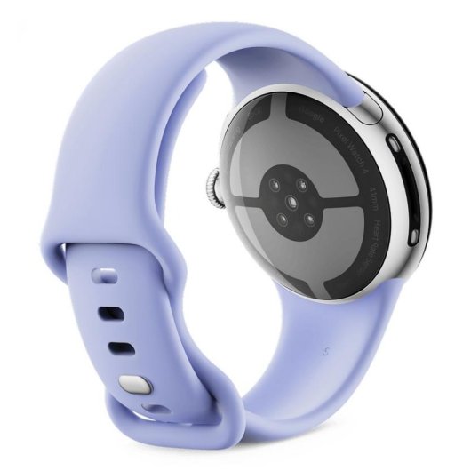 Google Pixel Watch 4 LTE GPS 41mm Plata Correa deportiva lila S/L