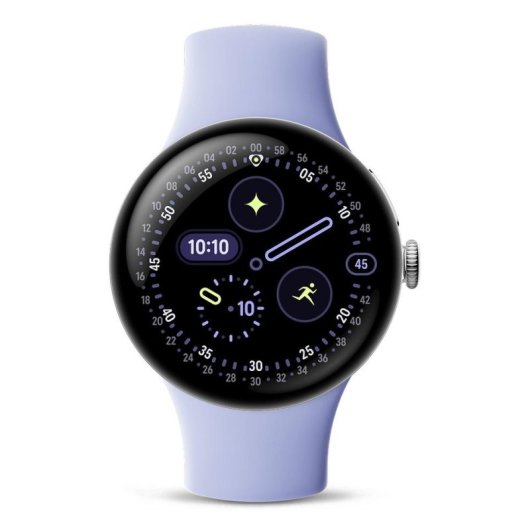 Google Pixel Watch 4 LTE GPS 41mm Plata Correa deportiva lila S/L