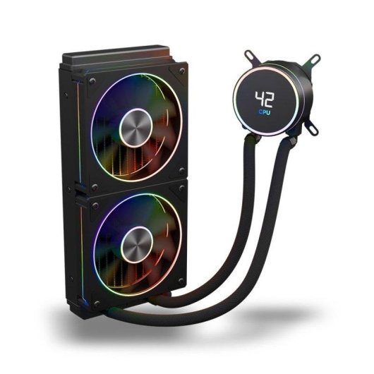 Refrigeración líquida Zolyd Hyperflow ARGB 240 mm 2 ventiladores USB