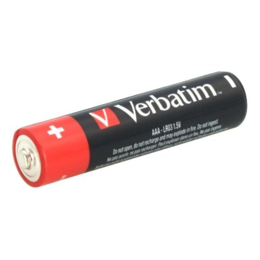Pilha Verbatim AAA LR03 alcalina 1,5 V, 20 unidades