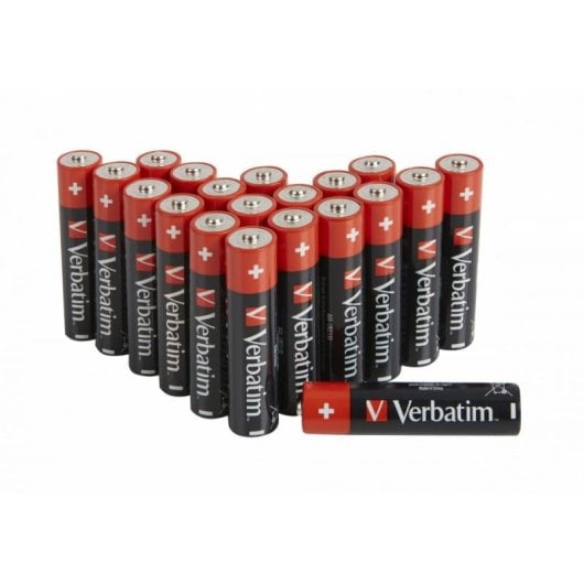 Pilha Verbatim AAA LR03 alcalina 1,5 V, 20 unidades
