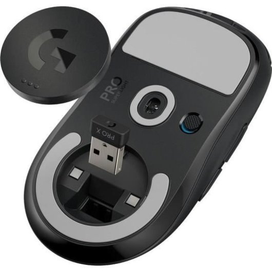 Souris Logitech G Pro X Superlight Sans Fil 16000DPI Noir Patins PTFE