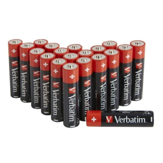 Batteria Verbatim AA LR6 Alcalina 1,5 V 20 pezzi