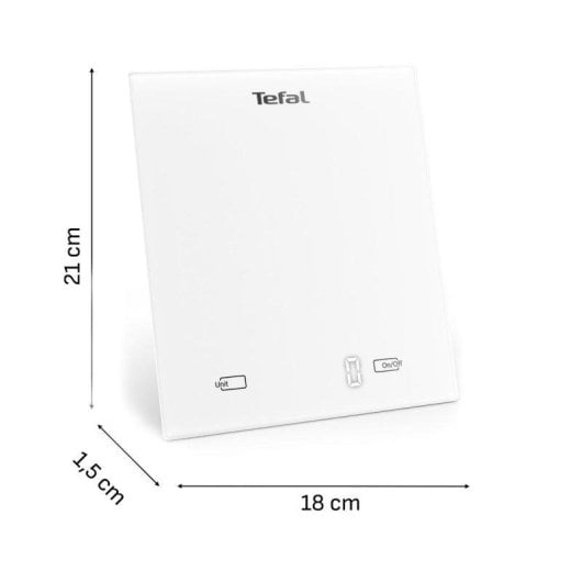 Elektronische Kuechenwaage Tefal BC5504V0 5 kg 1 g LCD Glas
