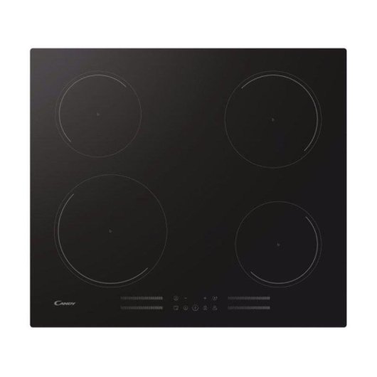 Placa Inducción Candy Moderna CI642MCBB 60 cm 4 Zonas Táctil Booster 6500 W Negro