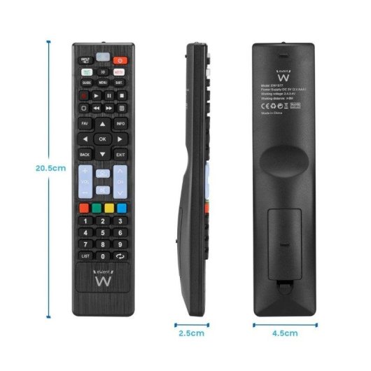 Mando Universel TV Ewent EW1577 8 m Net TV Smart Video