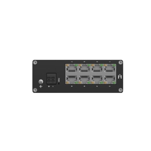 Switch Teltonika TSW030 8 Puertos RJ45 10/100 IP30 Carril DIN Aluminio