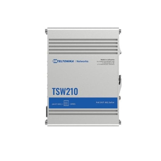 Switch Teltonika TSW210 Industrial Gigabit 8x RJ45 + 2x SFP IP30 7-57 V