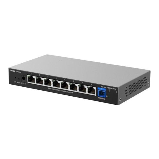 Switch Ruijie Reyee E-lighten 8 porte PoE+ Cloud L2