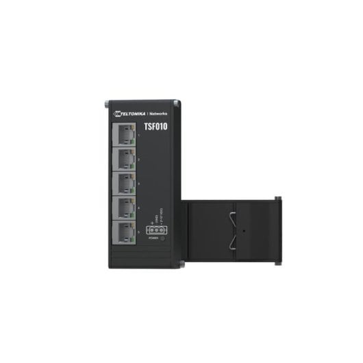 Switch Ethernet Incontrolado Teltonika TSF010 5 Puertos 10/100 Carril DIN IP30