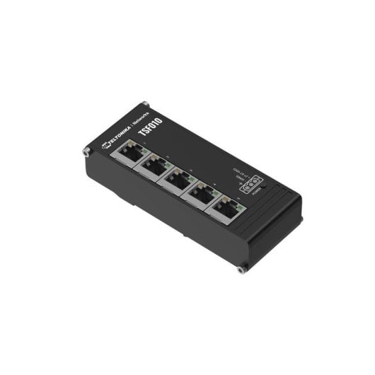 Switch Ethernet Incontrolado Teltonika TSF010 5 Puertos 10/100 Carril DIN IP30