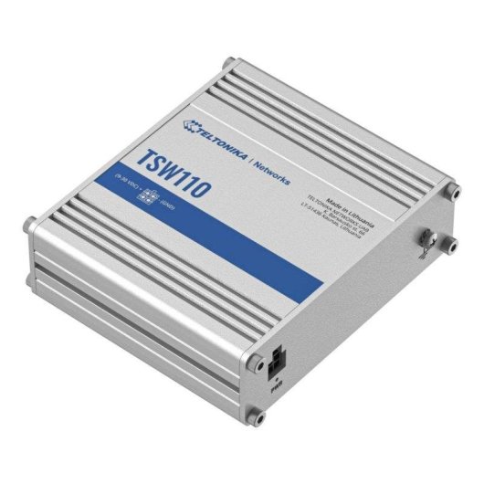 Switch Industrial Teltonika TSW110 5 Puertos Gigabit PoE Pasivo
