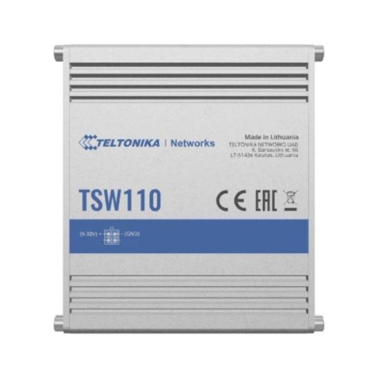 Switch Industrial Teltonika TSW110 5 Puertos Gigabit PoE Pasivo