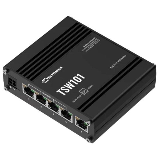 Switch industriel Teltonika TSW101 PoE 4 ports 120 W