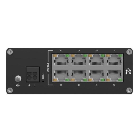 Conmutador Teltonika TSW040 No Gestionado PoE+ 8 Puertos 240 W Montaje DIN