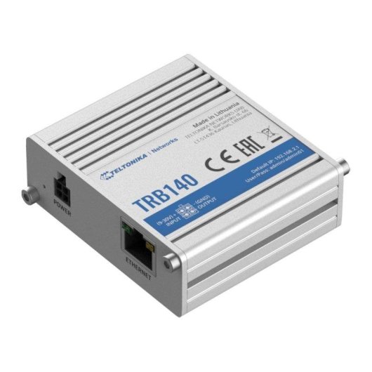 Routeur Teltonika TRB140 4G LTE Cat 4 Gigabit Ethernet VPN