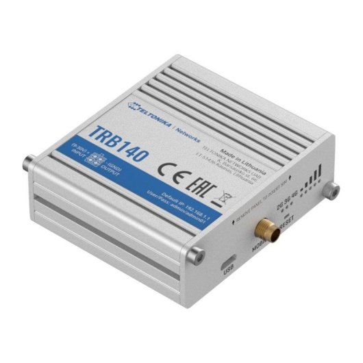 Routeur Teltonika TRB140 4G LTE Cat 4 Gigabit Ethernet VPN