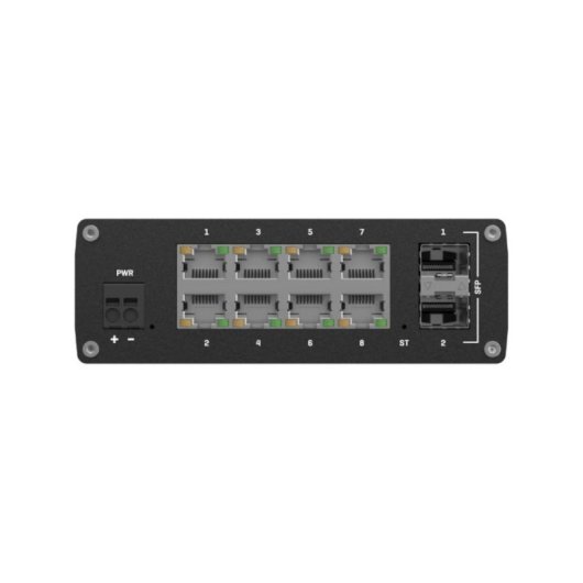 Switch industriel Teltonika TSW212 8x RJ45 2x SFP DIN-rail