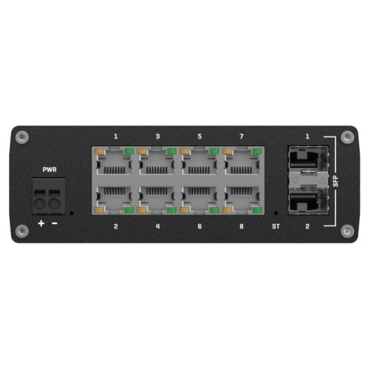 Switch industriel Teltonika TSW212 8x RJ45 2x SFP DIN-rail