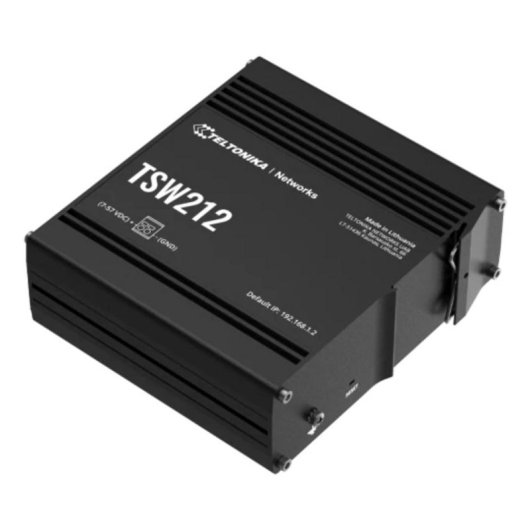 Switch industriel Teltonika TSW212 8x RJ45 2x SFP DIN-rail