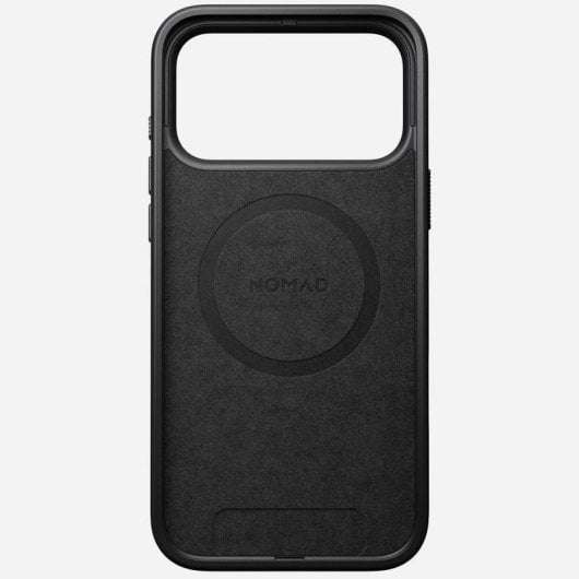 Capa Nomad Modern Leather Case couro castanho MagSafe Qi2 para iPhone 17 Pro Max
