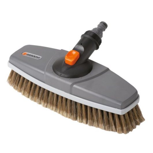 Escova Gardena 5570-20 Cabeça Giratória Cerdas PET 27 cm Ligação Mangueira