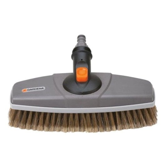Escova Gardena 5570-20 Cabeça Giratória Cerdas PET 27 cm Ligação Mangueira
