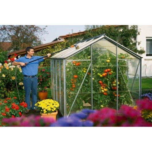 Escova Gardena 5570-20 Cabeça Giratória Cerdas PET 27 cm Ligação Mangueira