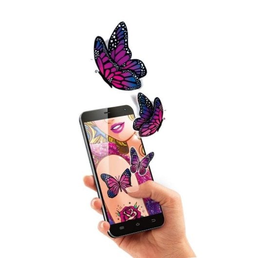 Kit de tatouage Clementoni Crazy Chic avec peinture phosphorescente