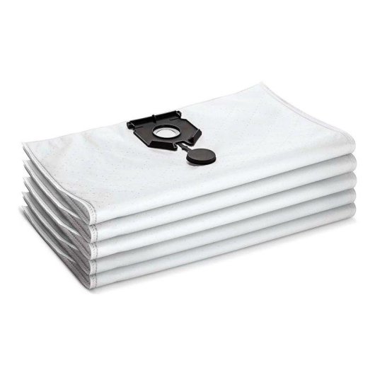 Sac pour aspirateur Kärcher 2.889-155.0 Textile blanc 5 pièces