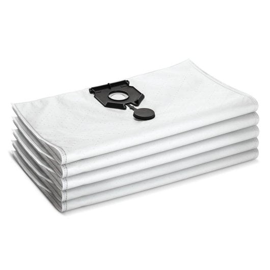 Sac pour aspirateur Kärcher 2.889-155.0 Textile blanc 5 pièces