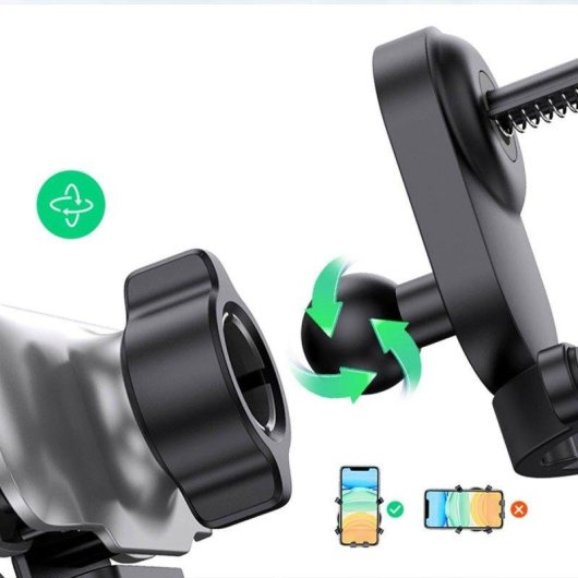 Suporte de Gravidade para Carro Ugreen 80539 Grade Vertical 360 Cinzento