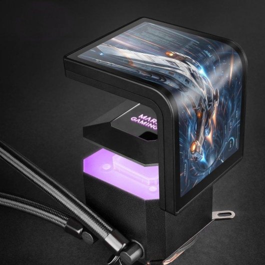 Refrigeração líquida Mars Gaming ML-ARC360 360 mm 3 ventoinhas ARGB AMOLED