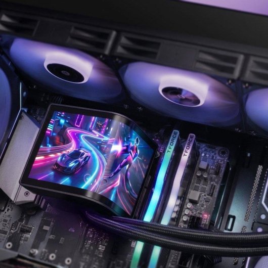 Refrigeração líquida Mars Gaming ML-ARC360 360 mm 3 ventoinhas ARGB AMOLED